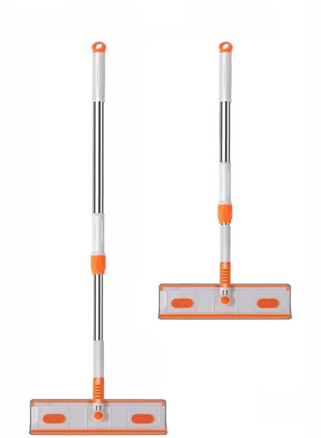 MADRIC 2 in 1 Window Cleaning Tool |Squeegee Window Cleaner with Bendable Head for Indoor Outdoor High Windows Cleaning (Window Cleaning Brush) (Rectangular) - Image 1